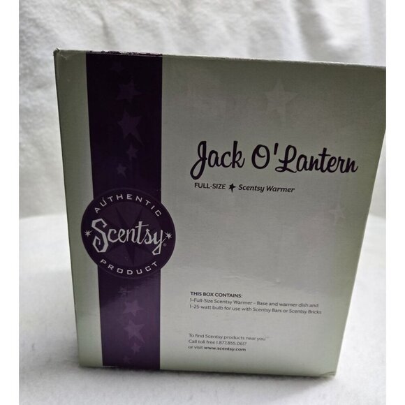 Scentsy Ceramic Jack-O-Lantern Electric Wax Warmer/Melter Discontinued - Picture 11 of 11